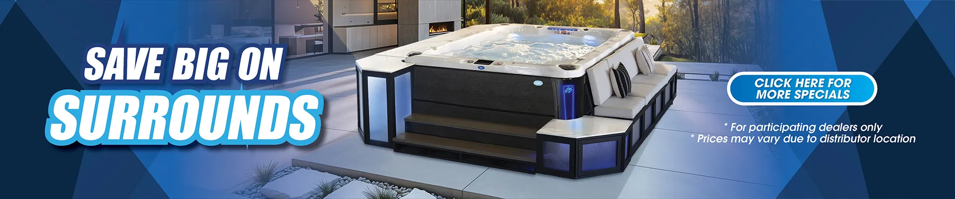 Calspas hot tub being used in a family setting - Red Lands