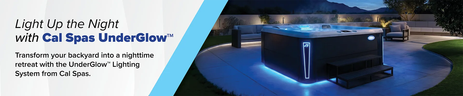 Calspas hot tub being used in a family setting - Red Lands